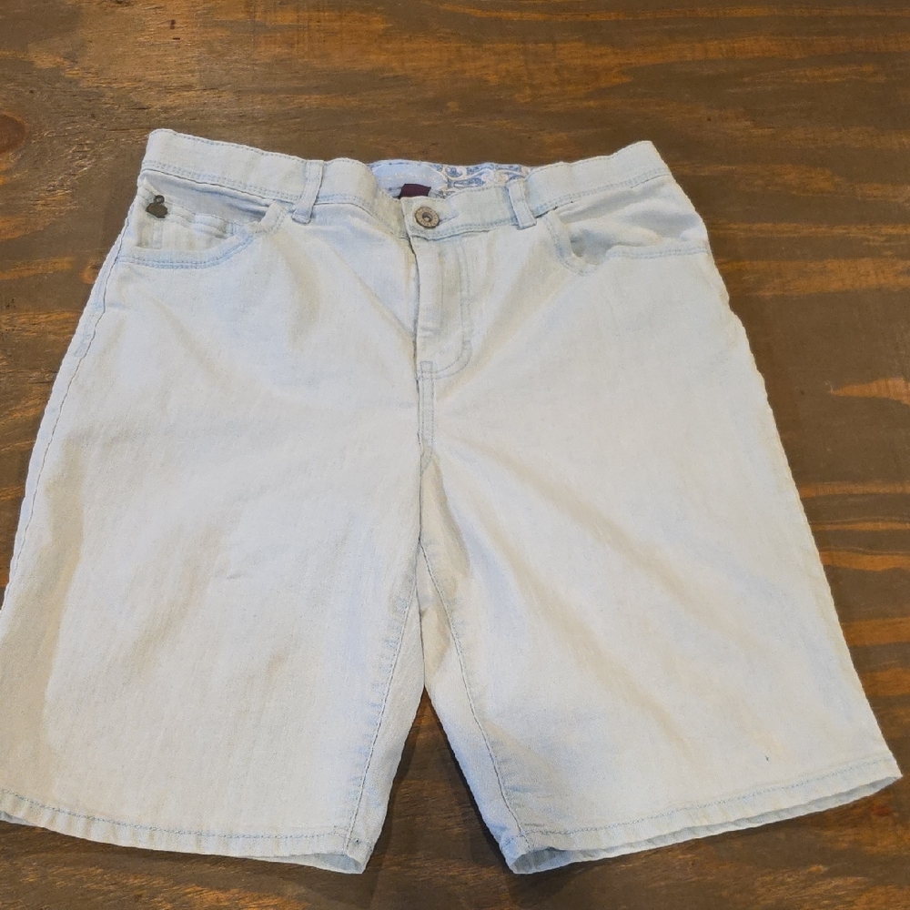 Jordan Light Blue Jean Shorts